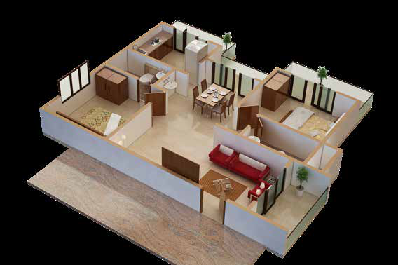 Shivalaya Residency brochure lifestyle visual